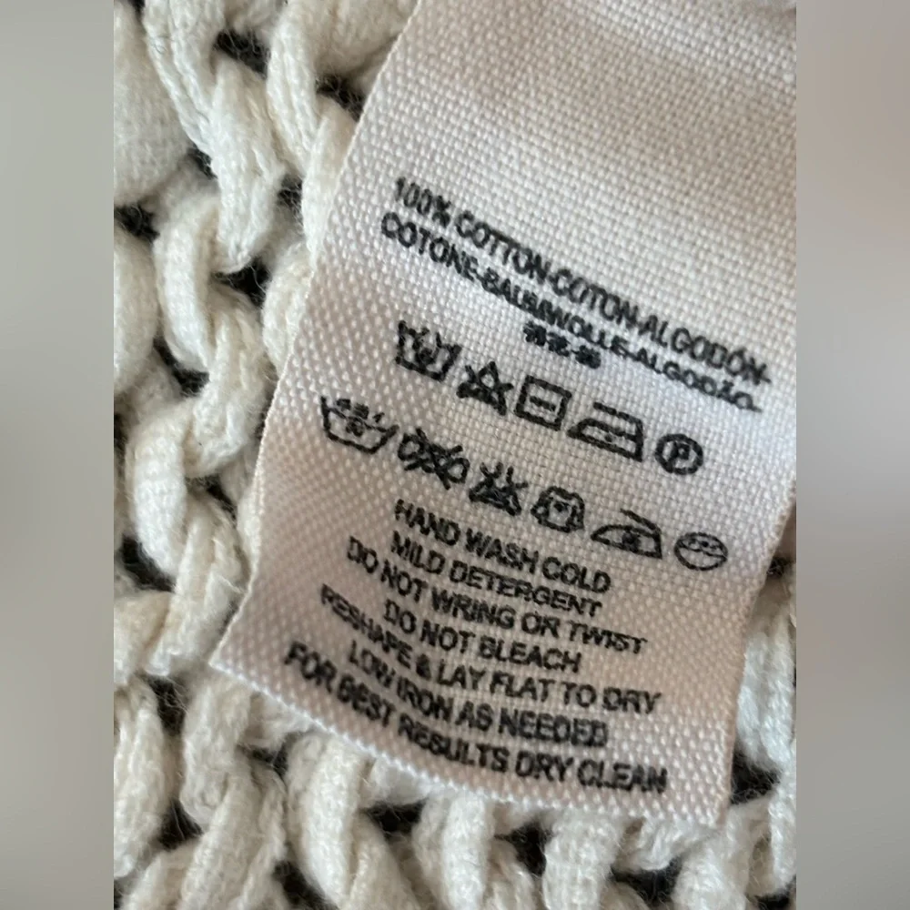 Free People 'Simply Sienna' cardigan in ivory cotton blend size Small